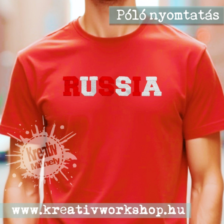 USA RUSSIA  póló