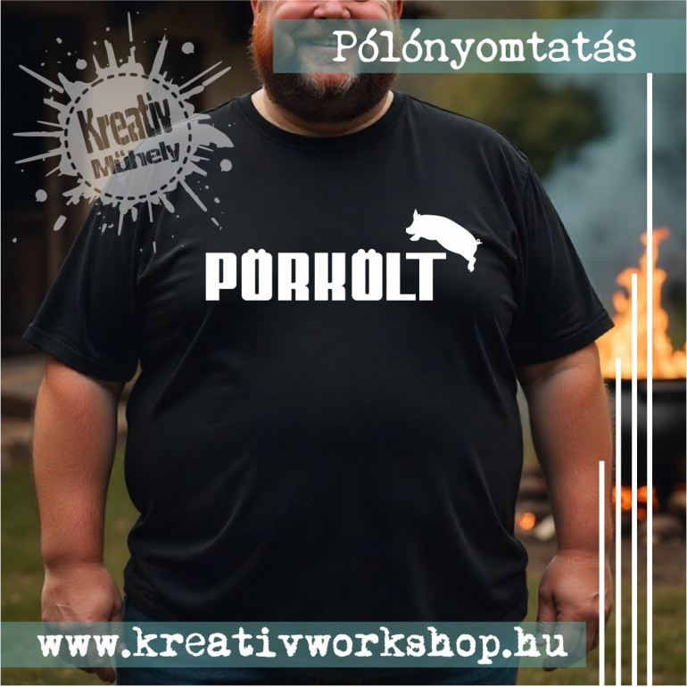 Pörkölt vicces póló