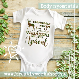 Vadászni megyek apával body