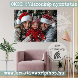 Okos vászonkép nyomtatás 21x30