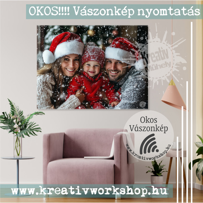 Okos vászonkép nyomtatás 30x40 