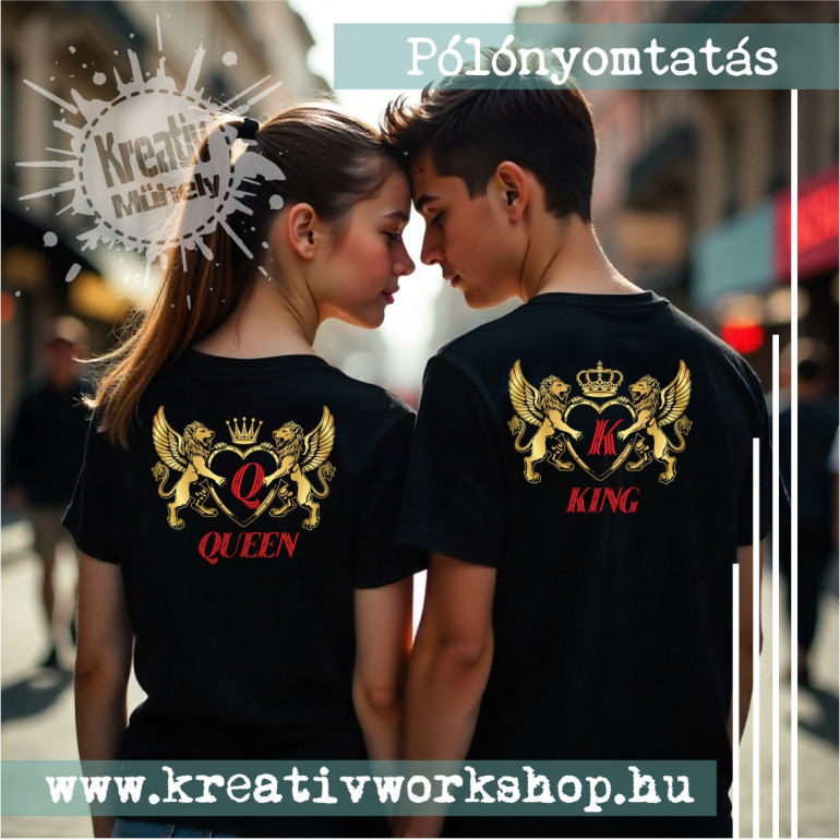 Valentin napi páros póló