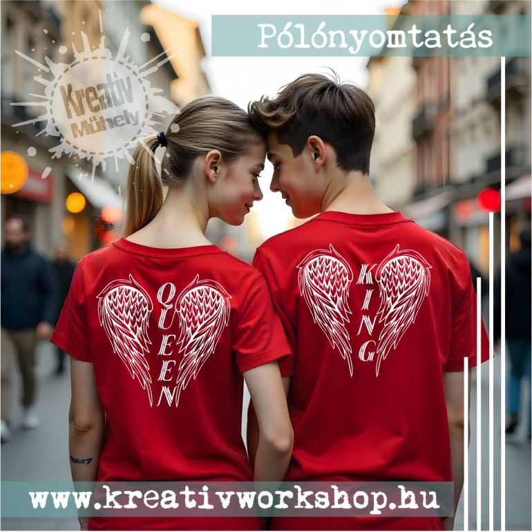 Valentin napi páros póló
