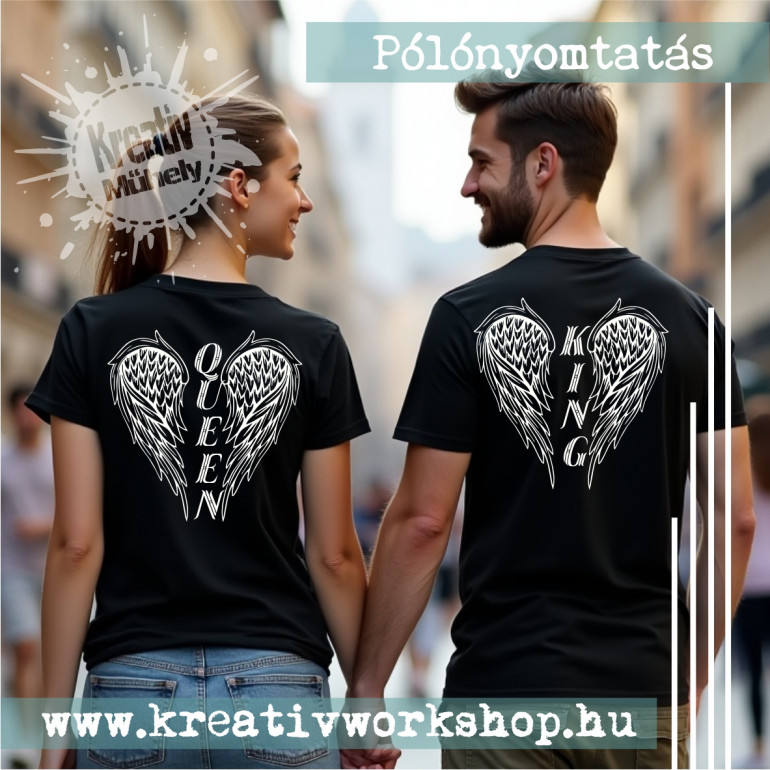 Valentin napi páros póló