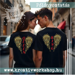 Valentin napi páros póló