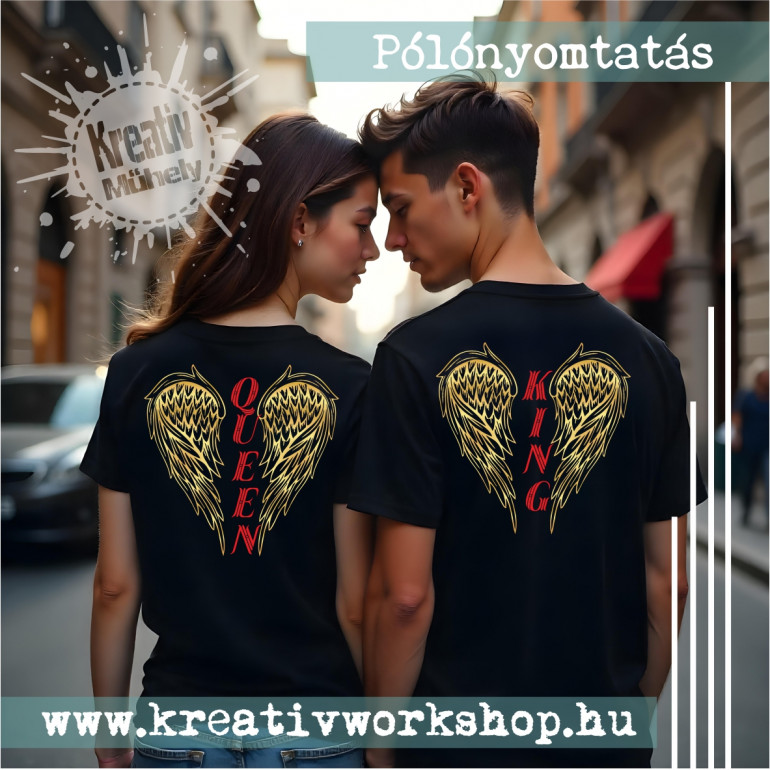 Valentin napi páros póló