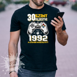 Szülinapos Gamer póló